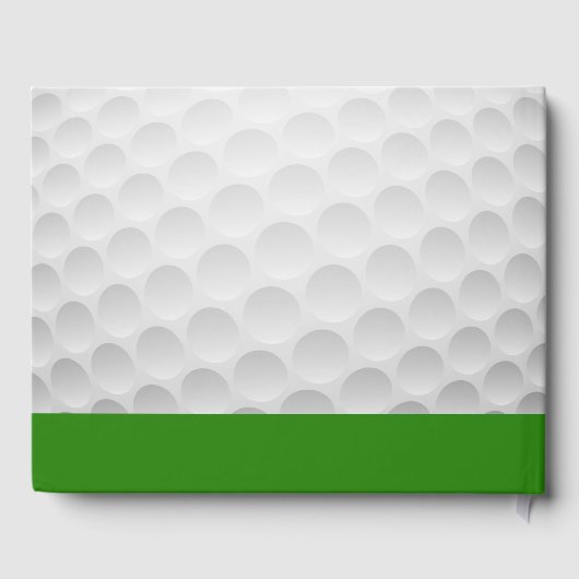Golfdesign gastboek gastenboek (Achterkant)