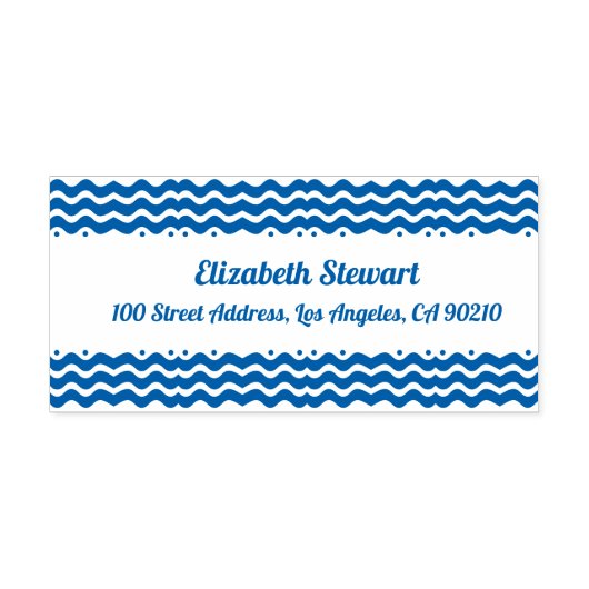 Golfdesign retouradres zelfinkende stempel (Design)