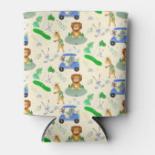 Golfdieren Oerwoud Baby personaliseren Blikjeskoeler (Voorkant)