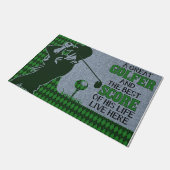 Golfdoormat, Sport Lovers doormat Deurmat (Schuin)