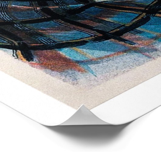  Golfdruk 1902 Poster (Hoek)