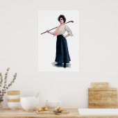  Golfdruk 1902 Poster (Keuken)