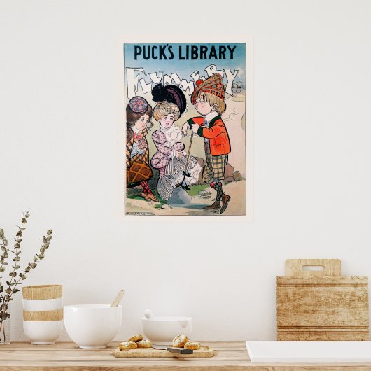  Golfdruk 1902 Poster (Keuken)