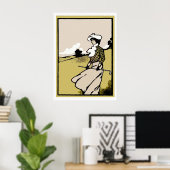  Golfdruk 1903 Poster (Thuiskantoor)