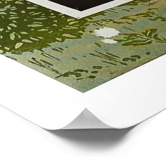  Golfdruk 1908 Poster (Hoek)