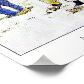 Golfdruk 1909 Poster (Hoek)