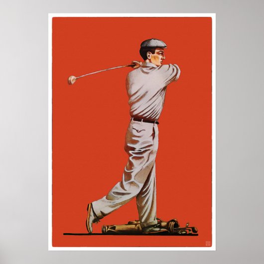  Golfdruk 1911 Poster (Voorkant)