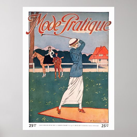  Golfdruk 1914 Poster (Voorkant)
