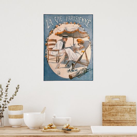  Golfdruk 1919 Poster (Keuken)