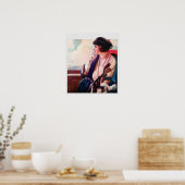  Golfdruk 1923 Poster (Keuken)