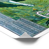  Golfdruk 1924 Poster (Hoek)