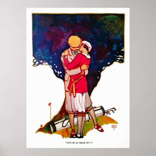  Golfdruk 1924 Poster (Voorkant)