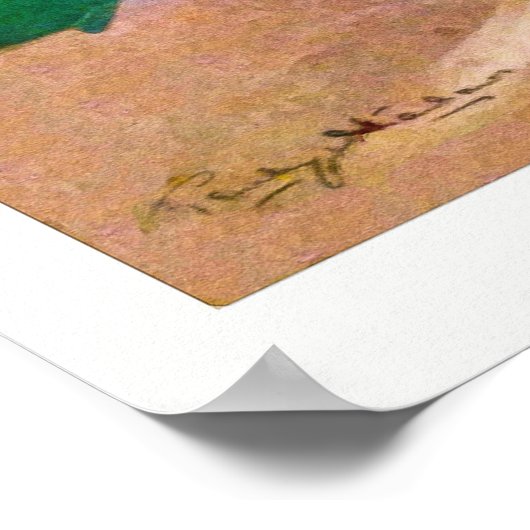  Golfdruk 1928 Poster (Hoek)