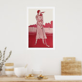  Golfdruk 1932 Poster (Keuken)
