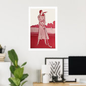  Golfdruk 1932 Poster (Thuiskantoor)