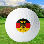 GolfDuitsland en Duitse vlag/Golfbal Golfballen