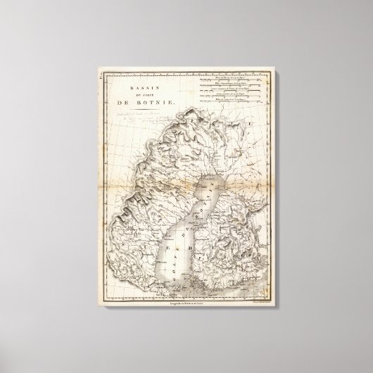 Golfe de Botnie Canvas Afdruk (Voorkant)