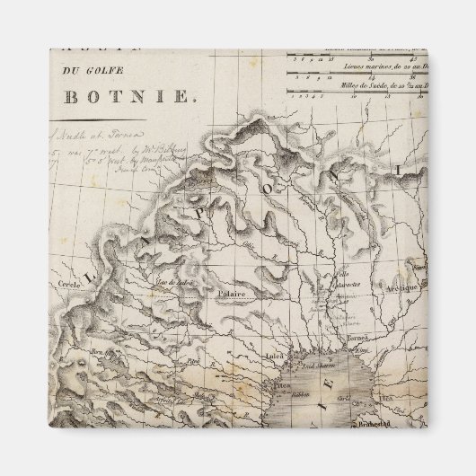 Golfe de Botnie Magneet (Voorkant)