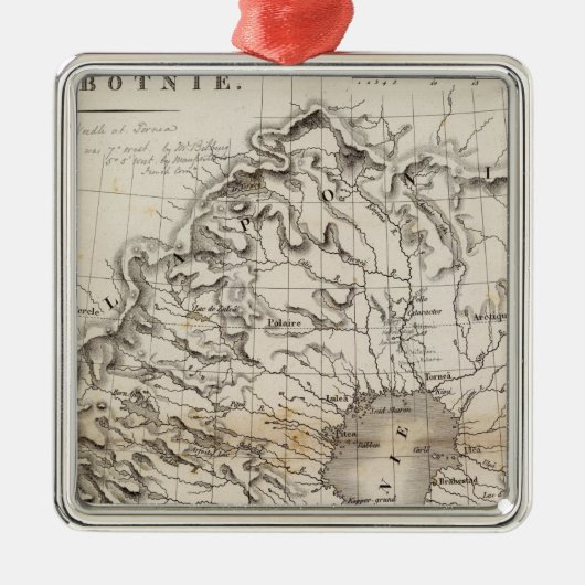 Golfe de Botnie Metalen Ornament (Voorkant)