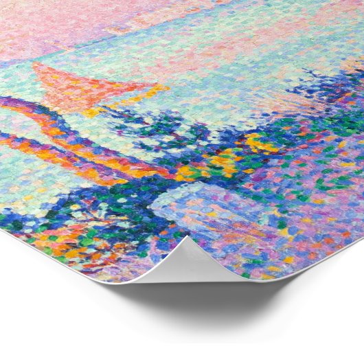 Golfe Juan | Paul Signac | Poster (Hoek)