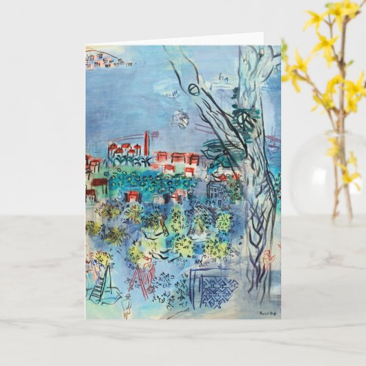 Golfe-Juan | Raoul Dufy Kaart (Gele Bloem)