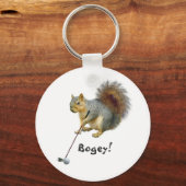 Golfeekhoorn Sleutelhanger (Voorkant)