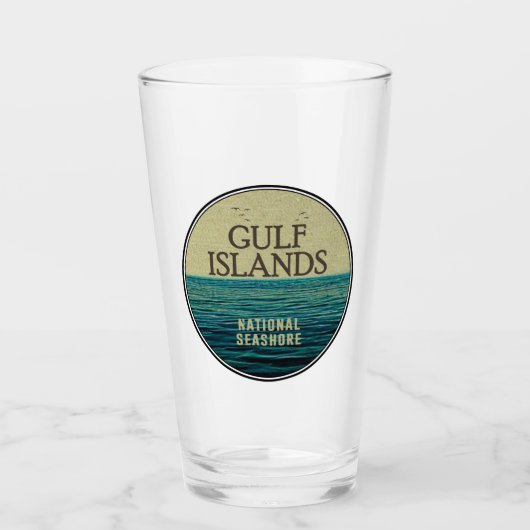Golfeilanden National Seashore Ocean Birds Glas (Voorkant)