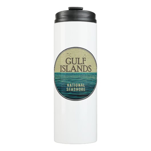 Golfeilanden National Seashore Ocean Birds Thermosbeker (Voorkant)
