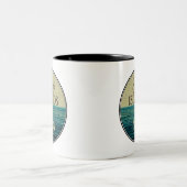 Golfeilanden National Seashore Ocean Birds Tweekleurige Koffiemok (Center)