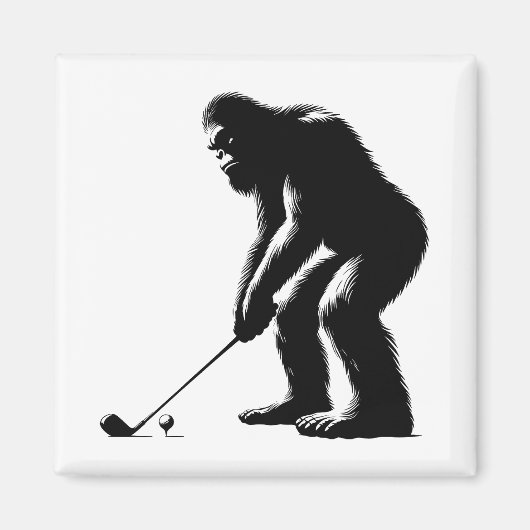 Golfen Bigfoot Magneet (Voorkant)
