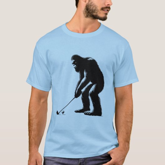 Golfen Bigfoot T-shirt (Voorkant)