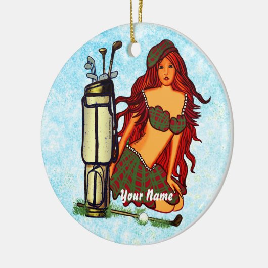 Golfen Fairy golf Keramisch Ornament (Links)