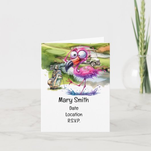 Golfen Flamingo Unite: Een verjaardagsgolffeest (Voorkant)