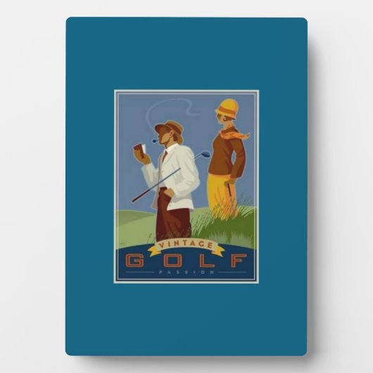 " golfen" fotoplaat (voorkant)