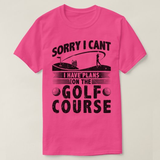 Golfen Gag Quote Grappige Golf T-shirt (Design voorkant)