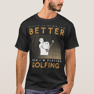 Golfen Goedheid: T-shirt Time Triomfen voor een be