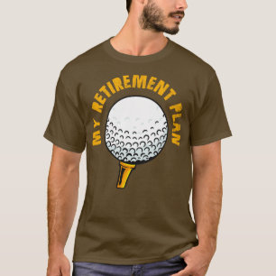 Golfen Golfer pensioen 1 T-shirt