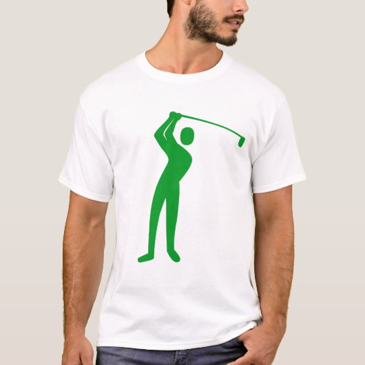 Golfen - Gras Groen T-shirt (Voorkant)