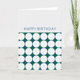 Golfen Happy Birthday Eigen bericht toevoegen Mode Feestdagen Kaart