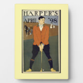 Golfen Harper's 1898 Fotoplaat (voorkant)