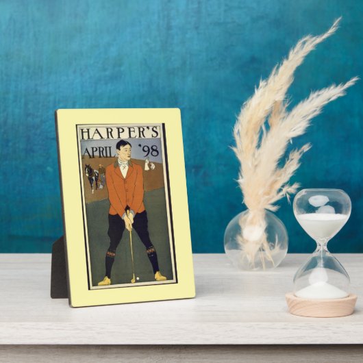 Golfen Harper's 1898 Fotoplaat (Zijkant)