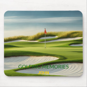 Golfen Herinneringen Gepersonaliseerde Gift Muismat