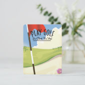 Golfen! Het is goed voor je! (Staand voorkant)