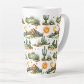 Golfen in Arizona Latte Mok (Rechterhoek)