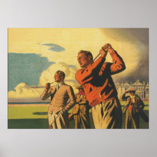Golfen in Schotland, Golf Poster