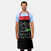 Golfen is een recept Schort - Golf & Cooking Quote (Gedragen)