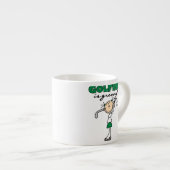 Golfen is Groovy Espresso Kop (Voorkant rechts)