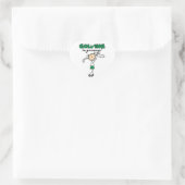 Golfen is Groovy Hart Sticker (Tas)