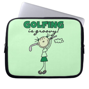 Golfen is Groovy Laptop Sleeve