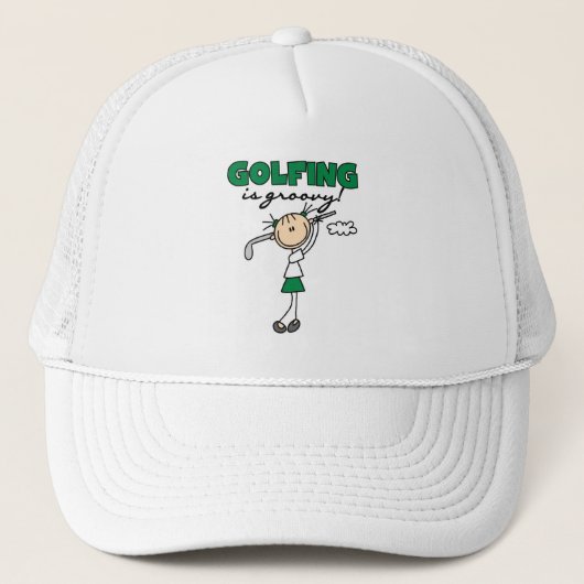 Golfen is Groovy Trucker Pet (Voorkant)